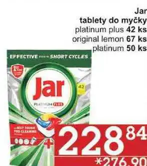 Jip Jar tablety do myčky platinum plus, 42 ks nabídka