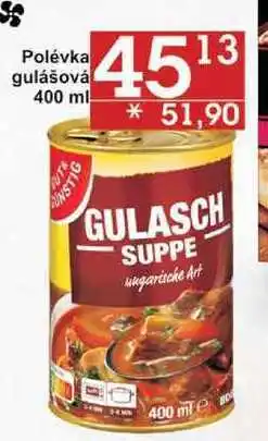 Jip Polévka gulášová, 400 ml nabídka