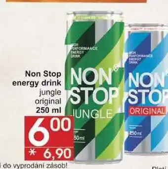 Jip Non stop energy drink original , 250 ml nabídka