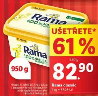 Lidl Rama classic, 950 g nabídka