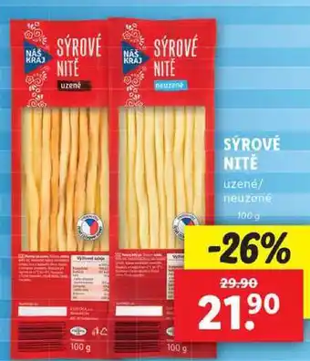 Lidl Sýrové nitě, 100 g nabídka
