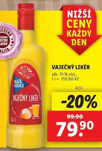 Lidl Vaječný likér, 0,5 l nabídka