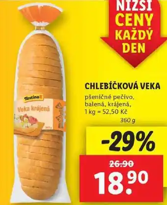 Chlebíčková veka, 360 g