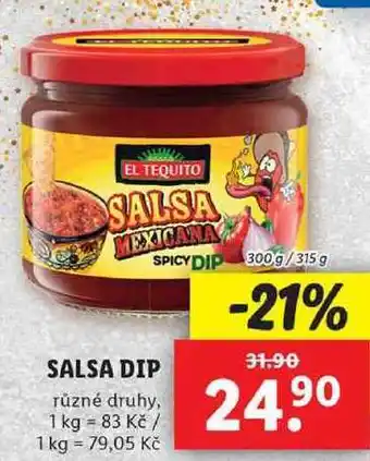 Lidl Salsa dip, 300 g/315 g nabídka