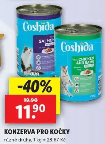 Lidl Konzerva pro kočky, 415 g nabídka