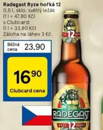 Tesco Radegast Ryze hořká 12 0,5L nabídka