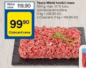 Tesco Tesco Mleté hovězí maso nabídka