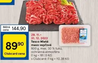 Tesco Tesco Mleté maso vepřové nabídka