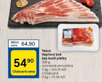 Tesco Tesco Vepřový bok bez kosti plátky nabídka