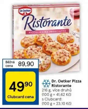 Tesco Dr. Oetker Pizza Ristorante nabídka