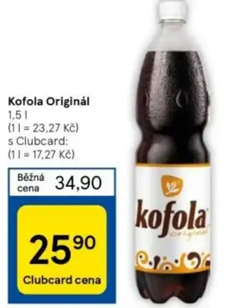 Tesco Kofola Originál 1,5L nabídka