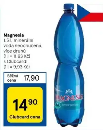 Tesco Magnesia 1,5L nabídka