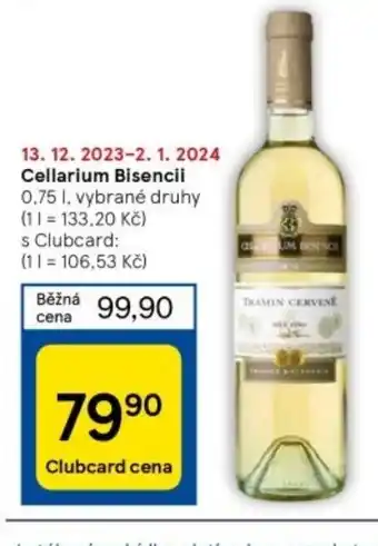 Tesco Cellarium Bisencii nabídka