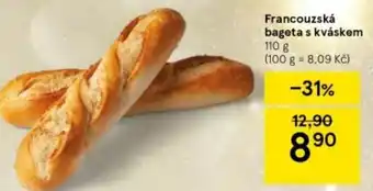 Tesco Francouzská bageta s kváskem nabídka