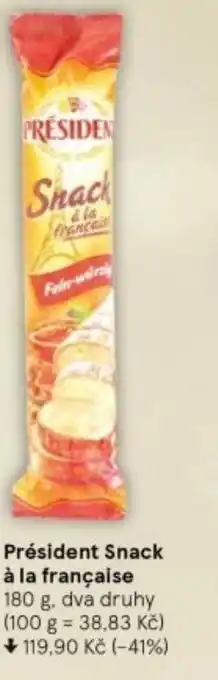 Tesco Président Snack à la française nabídka
