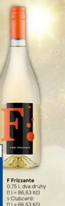 Tesco F Frizzante 0.75L nabídka
