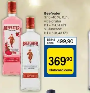 Tesco Beefeater 37,5-40 %, 0,7 L nabídka