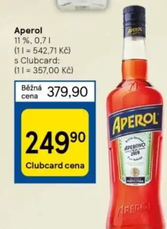 Tesco Aperol nabídka
