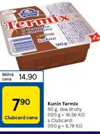 Tesco Kunín Termix nabídka
