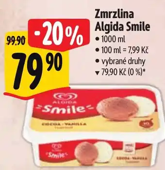Albert Zmrzlina Algida Smile nabídka