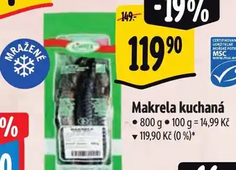 Albert Makrela kuchaná nabídka