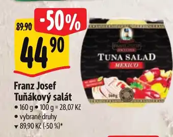 Albert Franz Josef Tuňákový salát nabídka