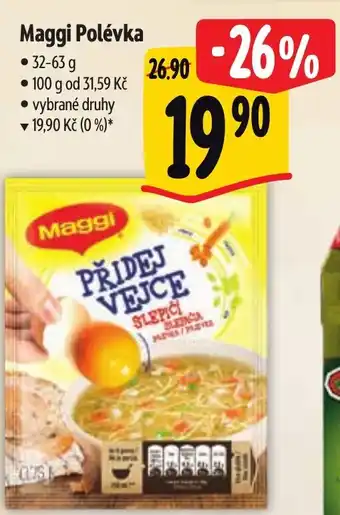 Albert Maggi Polévka nabídka