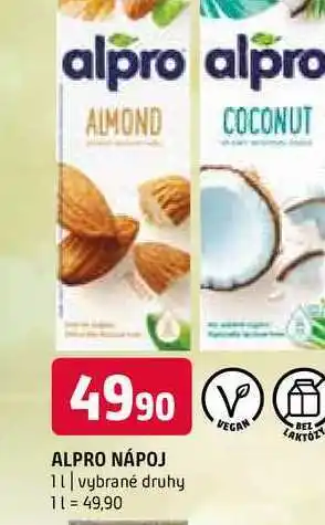 Terno Alpro nápoj 1 l nabídka