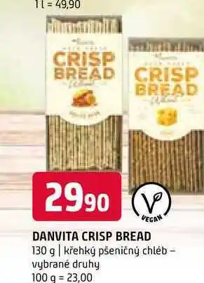 Terno Danvita crisp bread 130 g nabídka