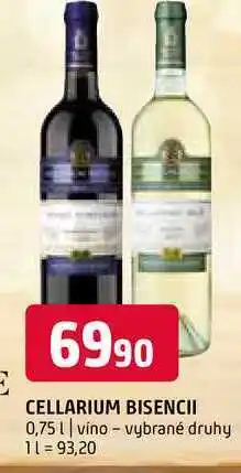 Terno Cellarium bisencii 0,75 l nabídka