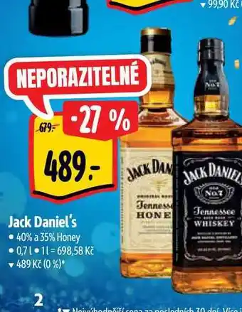 Albert Jack daniel's 0,7 l nabídka