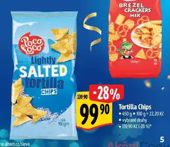 Albert Tortilla chips 450 g nabídka
