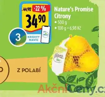 Albert Nature's promise citrony • 500 g nabídka