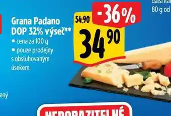 Albert Grana padano dop 32 % výseč 100 g nabídka