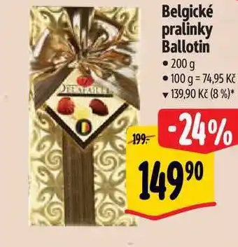 Albert Belgické pralinky ballotin • 200 g nabídka