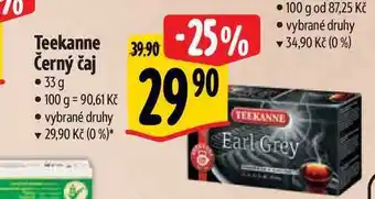 Albert Teekanne černý čaj 33g nabídka