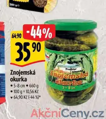 Albert Znojemská okurka 5-8 cm 660 g nabídka