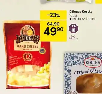 Tesco Džiugas kostky nabídka
