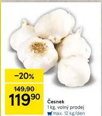 Tesco Česnek nabídka