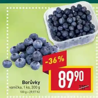 Billa Borůvky vanicka, 1 ks, 300 g nabídka