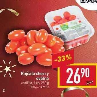 Billa Rajčata cherry oválná vanička, 1 ks, 250 g nabídka