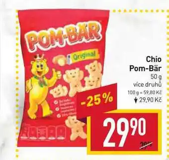 Billa Chio pom-bär 50 g nabídka
