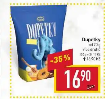 Billa Dupetky od 70 g nabídka