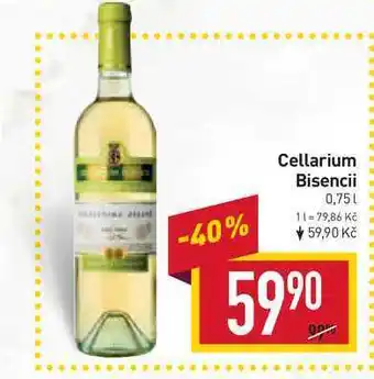 Billa Cellarium bisencii 0,75l nabídka