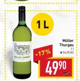 Billa Müller thurgau 1l nabídka
