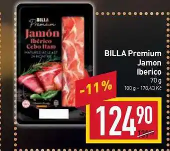 Billa Billa premium jamon iberico 70 g nabídka
