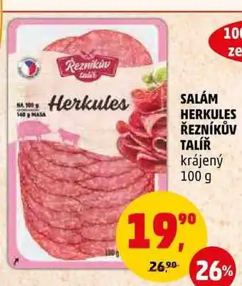 Penny Market Salám herkules řezníkův talíř krájený, 100 g nabídka