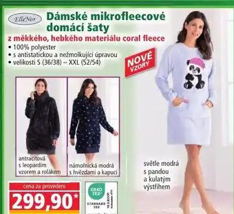 Norma Dámské mikrofleecové domácí šaty nabídka