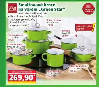 Norma Smaltované hrnce na vaření Green Star nabídka