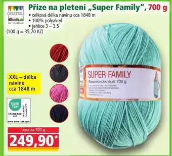 Norma Příze na pletení Super Family,700 g nabídka